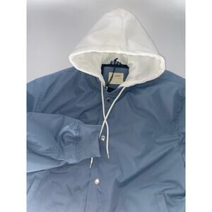 NWT Zak Brand Button-Up Hooded Jacket. Really‎ Nice